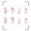 48 Pcs Glossy Press On Nails, Medium Stiletto Fake Nails, False Nails with Glue 3