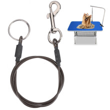 Wrapped Steel Wire Pet Leash, Fixed Rope, Bath Grooming Cable, 62g