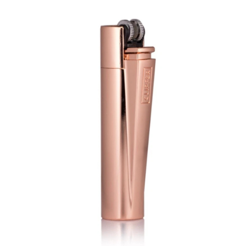 Clipper Rose Gold Jet Flame Clipper Metal Lighter 1