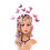 Καπέλο Fascinators με στολίδι πεταλούδας, στέμμα κοστουμιού πεταλούδας με ρυθμιζόμενη 4