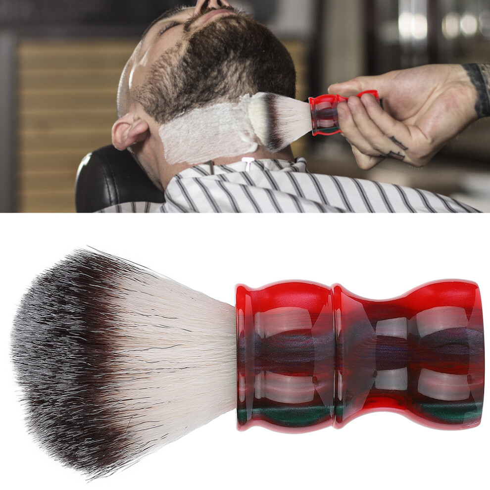Professional Men Beard Shaving Brush Resin Nylon for Barber Salon Home