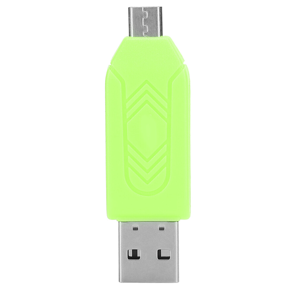 5Pcs Usb 2.0 Otg Card Reader For Android Xiaomi, Green/Blue/Black 7631392182048