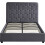 Seconique Madison 4ft6 Double Ottoman Fabric Bed Grey Velvet 4