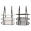 Portable Triple Layer Drying Net Balcony Drying-Black and white 2