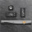 DIY Mini Black Dogs Pattern Keycaps Set for Mechanical Keyboard, 4 Pcs 5
