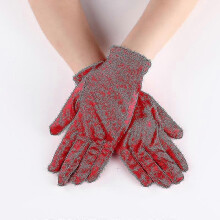 (Red) Womens Elegant Opera Short Satin Gloves Classic Banquet Party Wedding Gloves