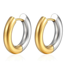 Poleret CZ/Hjerte/Spike/Chunky Small Hoops, Små Hoop Øreringe med Luksuriøs Plettering og Gradient Design, Let og Behagelig, Fantastisk
