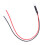 50PCS LED Beads 12V Round Head 3mm Wired Efficient Bright Straight Plug Lights 10