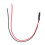 50PCS LED Beads 12V Round Head 3mm Wired Efficient Bright Straight Plug Lights 9
