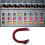 50PCS LED Beads 12V Round Head 3mm Wired Efficient Bright Straight Plug Lights 15