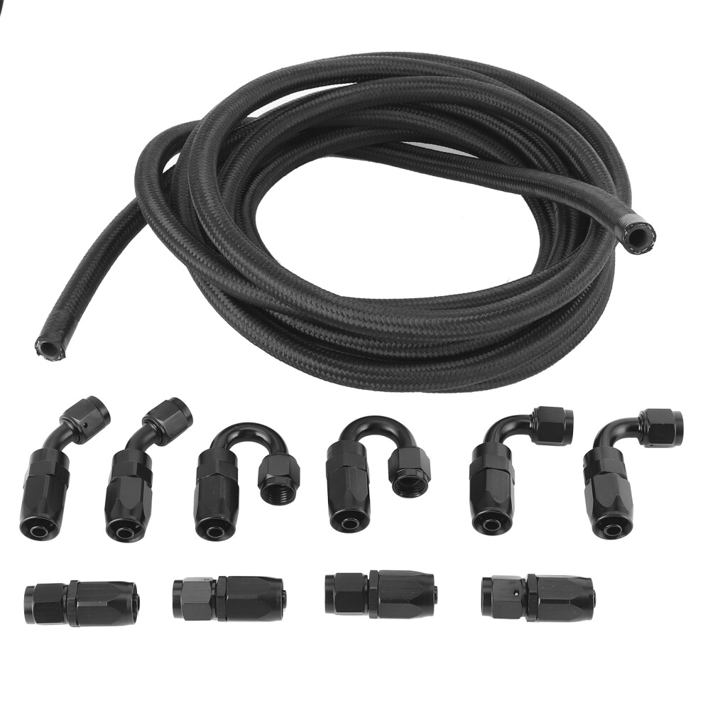 5M An6 Stainless Steel Braided Fuel Line Kit 7444352759071