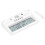 White Digital Alarm Clock: Multi-Function Display 1