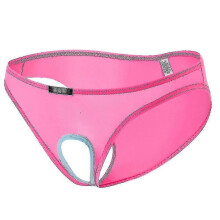 (XL, Pink) Crotchless Briefs Mens Underwear Panties Underpants