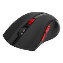 X50 Wireless Mouse 2400dpi Black 6-Key Lightweight for Laptop & Office