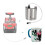 Εξάχνωση Γυαλί Mason Jar Tumbler Press Αντικατάσταση Θερμαντήρα Θερμαντική Μηχανή Πρέσας 5