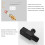 G1/2 Angle Stop Valve Black 16