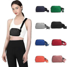 (Red) Fashion Waterproof Waist Bags Crossbody Bags Women's Men's - Pjun