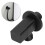Bathroom Angle Valve Black G1/2 1