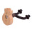 Solid Wood Guitar Wall Mount Hanger, 44lbs, 14.5cm, Dark Walnut 2