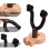 Solid Wood Guitar Wall Mount Hanger, 44lbs, 14.5cm, Dark Walnut 4
