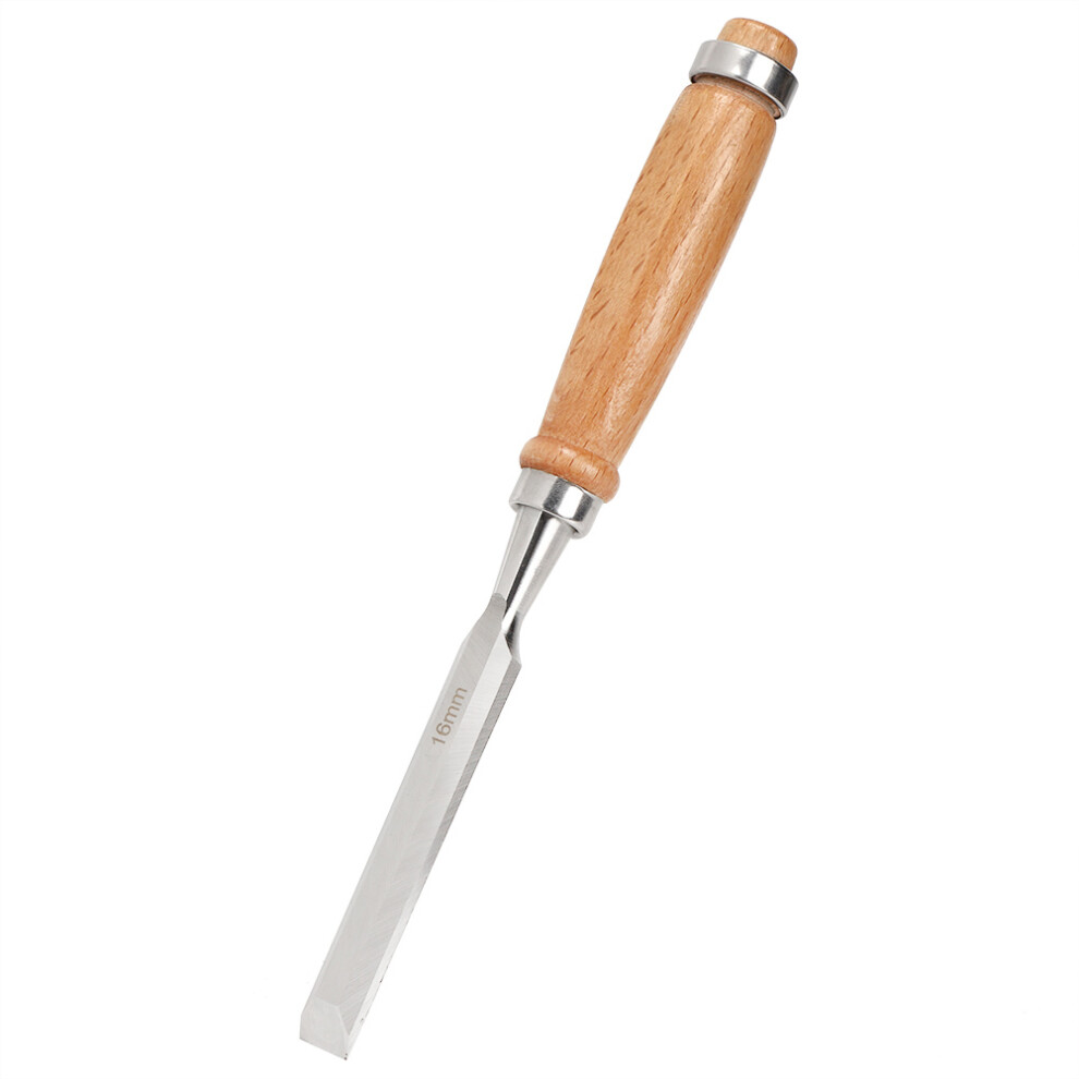 16Mm Chrome Vanadium Flat Chisel For Carpentry With Wooden Handle 4271392189260