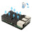 Aluminum Alloy Motherboard Shell Box Black for Raspberry Pi 3B/2B 1