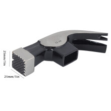 13oz High-Carbon Steel Double Fork Carpenter Claw Hammer Head, 25x25mm