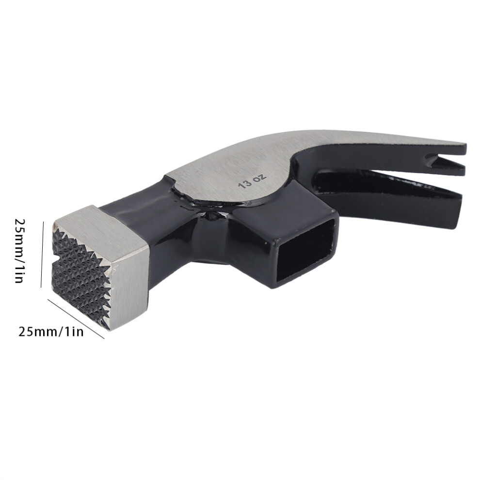 13Oz High-Carbon Steel Double Fork Carpenter Claw Hammer Head, 25X25mm 4901392464653