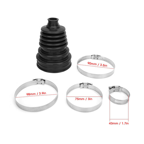 Silicone CV Joint Cover with Clamps