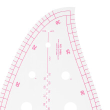 4PCS Curve Ruler Set for Sewing Garment Design and Pattern Drafting