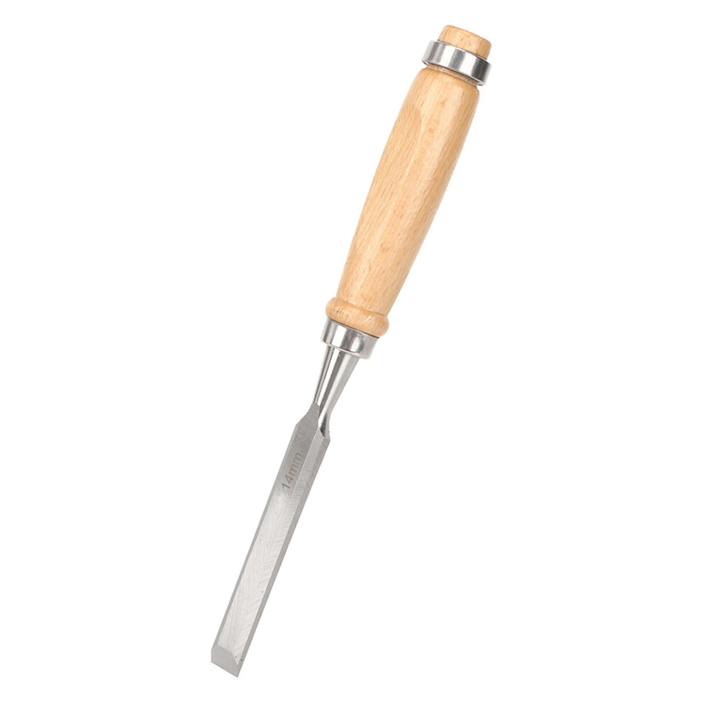 14Mm Steel Carpenter Chisel With Wooden Handle For Woodworking 4641392190175