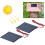 Solar Power Module 2Pcs Mini Epoxy Panel 6V 2W with 100cm Cable for DIY 1