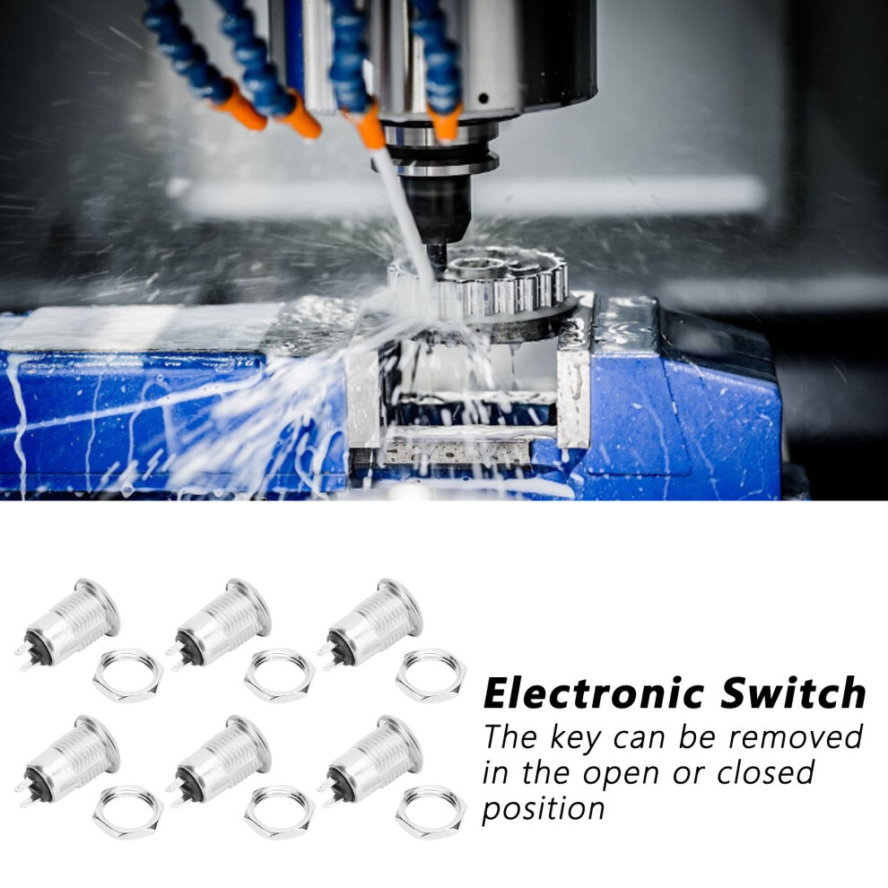 10Pcs Key Switch Double Pull OFFON 3A