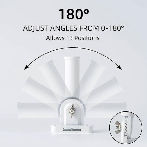 Flag Pole Holder Flagpole Bracket, Multi-position Mounting Bracket with Hardwares, Premium Alum - DD 1