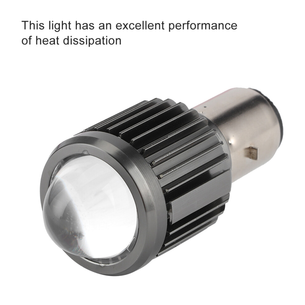 Ba20d Motorcycle Led Headlight 10W High/Low Beam Lens 6500K White/Yellow 9391392468181