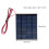 Solar Power Module 2Pcs Mini Epoxy Panel 6V 2W with 100cm Cable for DIY 3
