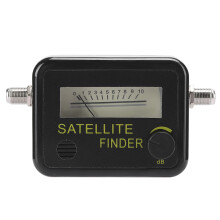 Professionele signaalsterktemeter voor nauwkeurige satellietuitlijning. Digitale satellietsignaaltracker met LNB-connector, geschikt voor digitale en