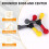 2Pcs Reflex Training Tossing Stick Improving Reaction Speed Trainer Hand-Eye Coordination Baseball for Pre-Game Warm-Ups 3