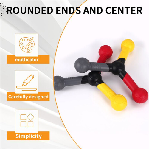 2Pcs Reflex Training Tossing Stick Improving Reaction Speed Trainer Hand-Eye Coordination Baseball for Pre-Game Warm-Ups 2