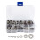 360pcs Stainless Steel Flat Washers Set M2-M10, Assorted Sizes, Storage Box 15
