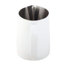 420ml Stainless Steel Milk Frothing Pitcher for Latte Art White 120x110x80mm