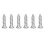 Silver Locking Guitar Tuning Pegs Head Knobs 3L 3R Improved Tuning Stability 5
