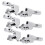 Silver Locking Guitar Tuning Pegs Head Knobs 3L 3R Improved Tuning Stability 9