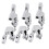 Silver Locking Guitar Tuning Pegs Head Knobs 3L 3R Improved Tuning Stability 11
