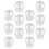20Pcs Transparent Dessert with Sturdy Lids for Kitchen Use 2