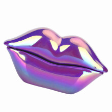 Creative Purple Lips Telephone Desktop Landline Phone for Home Office