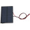 2pcs Mini 5V 250mA Solar Panel System with 30cm Cable, 110x69mm 12
