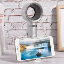 Mini Handheld USB Fan Fourth Gen, 3.7V 2000mAh, Silver