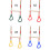 Adjustable Trapeze Swing Bar 78 Inch 11