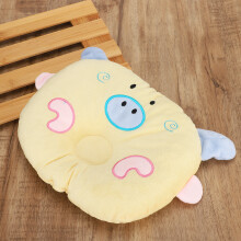 Pig Animal Cartoon Pillow for Cats Dogs Sleep Support Cervical Comfort Jaune